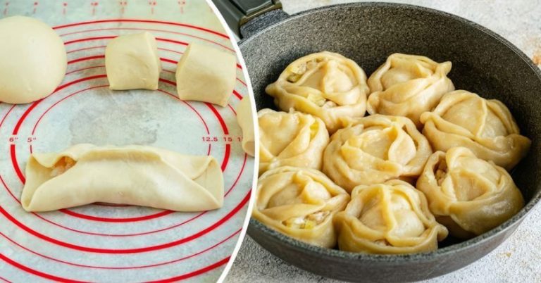 Манти со месо и компир
