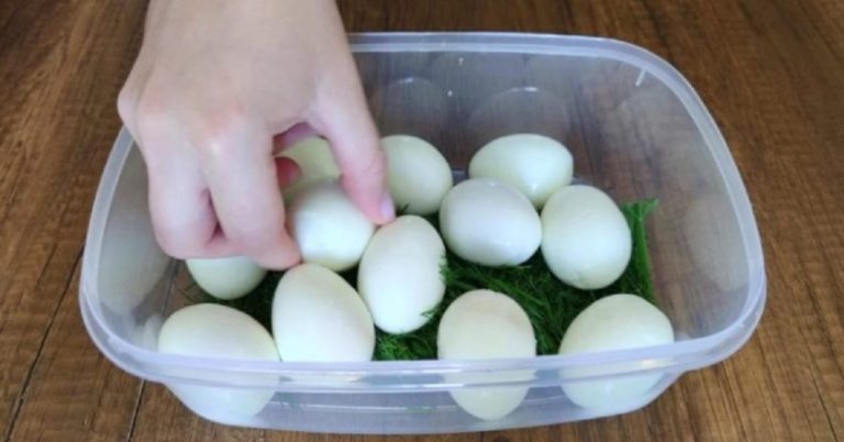 Маринирани јајца со копар и лук