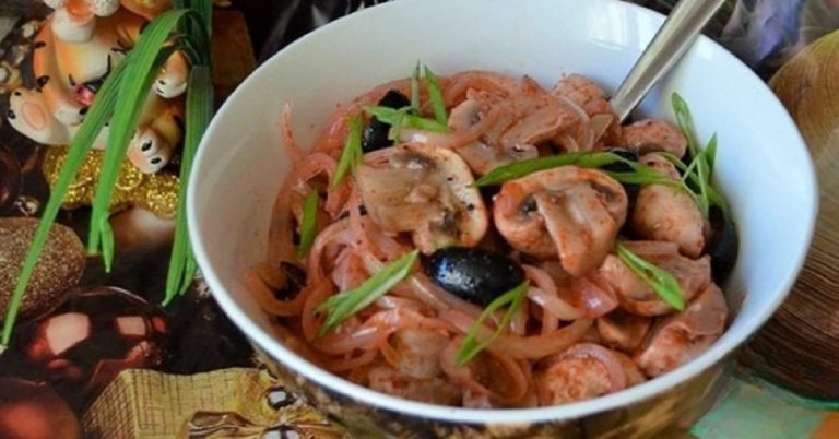Вкусно предјадење од маринирани печурки