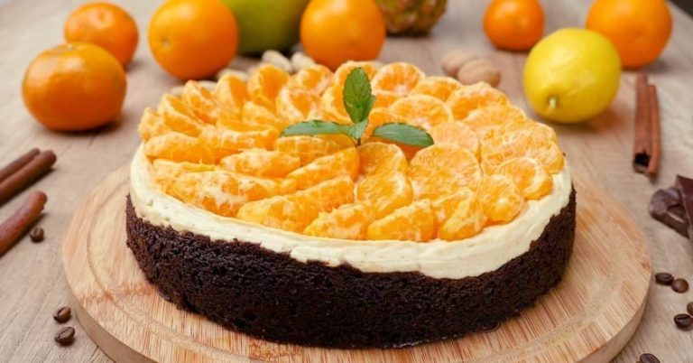 Чизкејк со зачини и мандарини