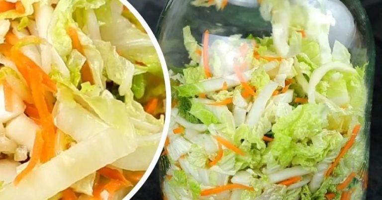 Кисела кинеска зелка преку ноќ