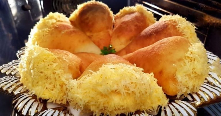 Пржени џебови со зеленчук и стаклени тестенини