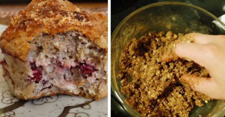 Мафини со овесни снегулки