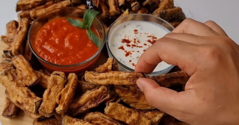 Поховани модри патлиџани како компирчиња